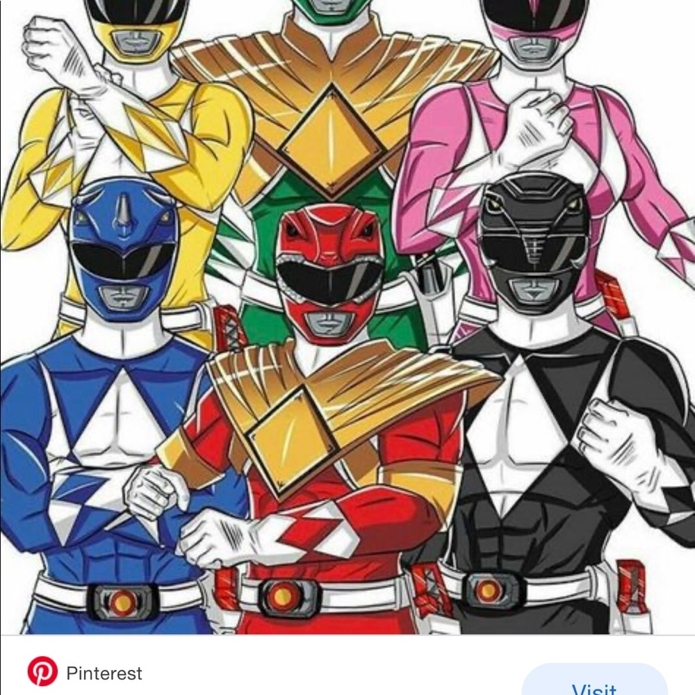 One of a kind ⚡️ Power Rangers denim ⚡️ - Picture 6 of 14